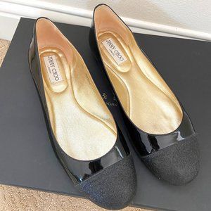 Jimmy Choo London Patent Leather Ballet Flat